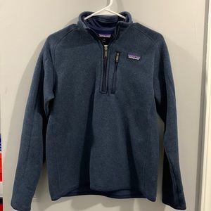 Men’s Patagonia Better Sweater 1/4 Zip Navy Fleece